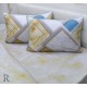Pamutszatén ágynemű paplannal Marble
