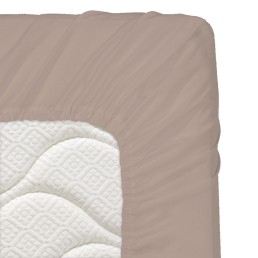 Ranforce rugalmas szalaggal lepedő Cappuccino 100x200x25