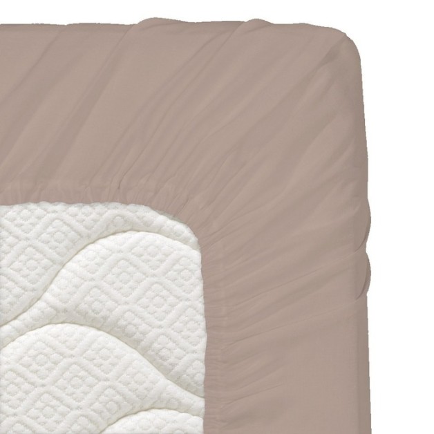 Ranforce rugalmas szalaggal lepedő Cappuccino 100x200x25