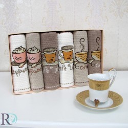 Konyhai törölköző szett CAPPUCCINO