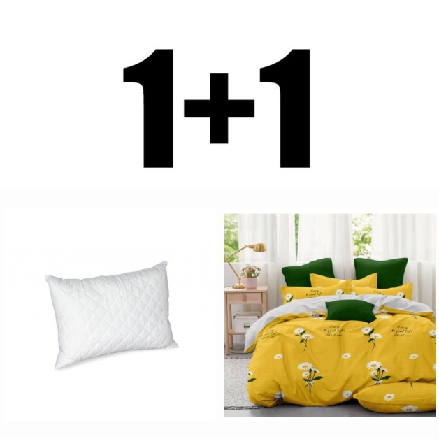 Szett! Párna + egyszemélyes ágynemű Margarétaszál