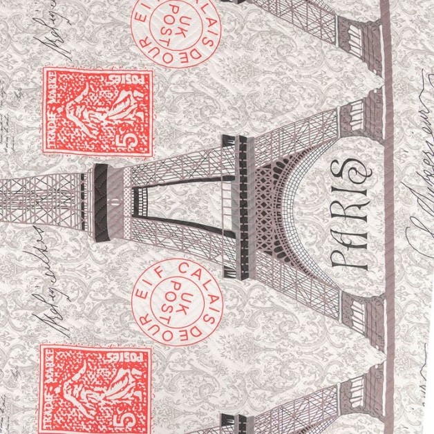 Mikroszálas Ágytakaró Ezüst Eiffel-torony