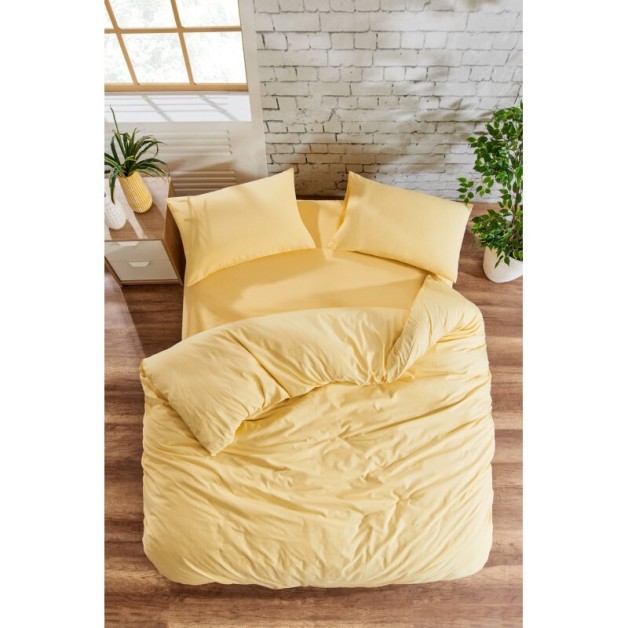 Paplanos ágynemű Ranforce Sárga egyszemélyes