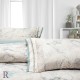 Prémium minőségű finom pamut ágynemű Marble Aqua