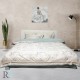 Prémium minőségű finom pamut ágynemű Marble Aqua
