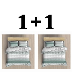 Két darab 1+1 pamut ágyneműhuzat Leona – 5 részes