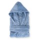 Frottír fürdőköpeny bambusz puhasággal Finesz szürke