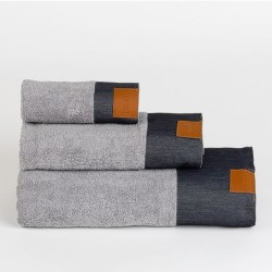 Frottír törölköző Denim 70/140 szürke