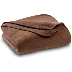 Kedvező árú polár takaró barna színben