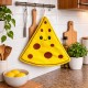 Vicces konyhai törölköző pizza mintával