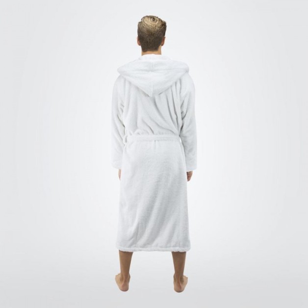 Szállodai frottír köntös, fehér, Style