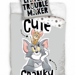 Tom és Jerry pamutszatén ágynemű