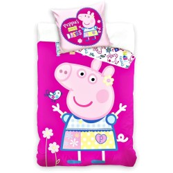 Rózsaszín Peppa malac gyerek ágynemű