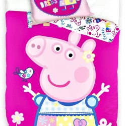 Rózsaszín Peppa malac gyerek ágynemű